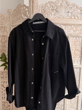 Alexanderwang Black Denim Jacket